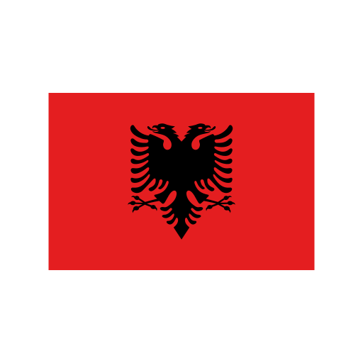 Albania flag - Gjuha shqipe